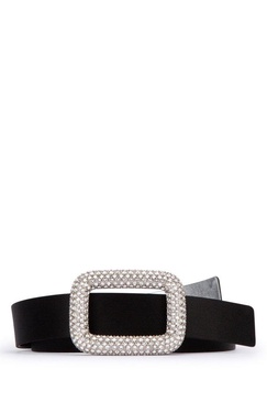 Roger Vivier Viv' Choc Embellished Buckle Belt