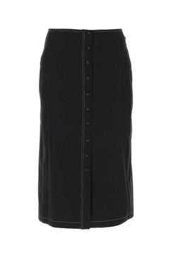 Low Classic Tonal Stitched High Waist Skirt