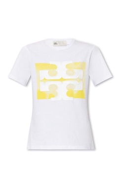 Tory Burch Ombre Logo T-Shirt