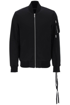 Bomber In Black Cotton