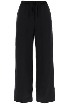 lightweight linen and viscose trousers