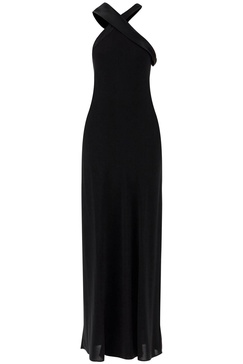 maxi dress with satin neckline 'anta