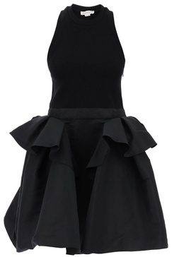 Alexander Mcqueen Hybrid Mini Dress