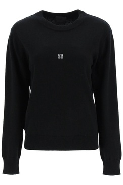 4g wool and cashmere sweater with back logo