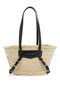 raffia voyou shoulder bag