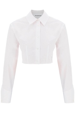 Alexander Wang Short Structured Cotton Shirt