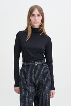 Cotton Turtleneck Top