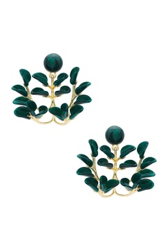 Vine Leaf Chandelier Earring