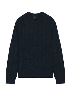 Cashmere Cable Crew Sweater