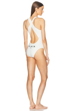 Cross Back One Piece Swimsuit