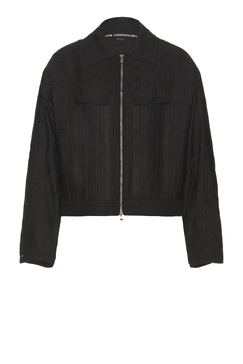 Fabrian Sheer Zip Up Jacket