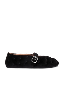 Velvet Ballerina Flat