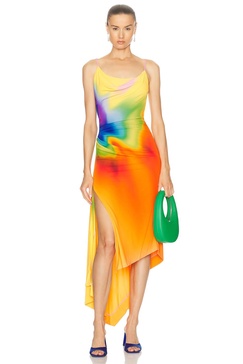 Rainbow Orchid Slip Dress