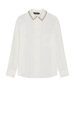 Beaded Collar Shirt