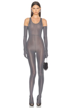 Singlet Crystal Glove Catsuit