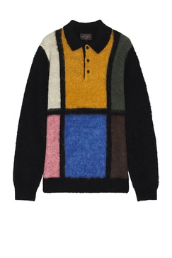 Knit Shaggy Polo