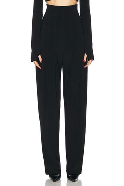 High Waisted Tailored Pleat Pant