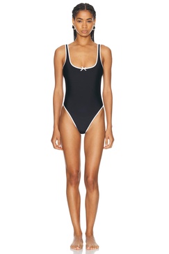 Backless One Piece Swimsuit