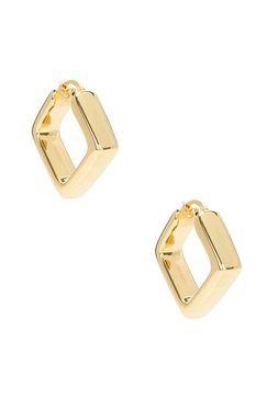 Rhombus Hoop Earrings