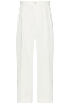 2 Pleats Trousers Pe Twill