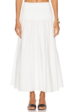 Stella Maxi Skirt With Knit Yoke