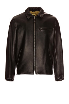 Collar Lamb Leather Jacket