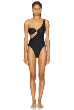 Holiday One Shoulder One Piece Swimsuit