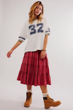 In Full Swing Midi Skirt