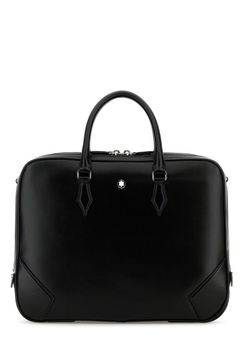 Black Leather Large Masterpiece Briefcase