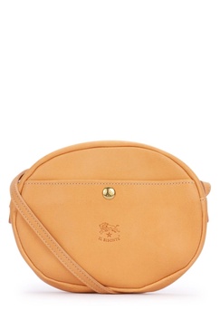 Mustard leather crossbody bag