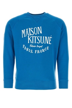 Maison Kitsuné Logo Printed Crewneck Sweatshirt