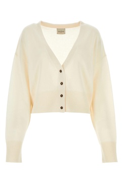 White cashmere Sydney cardigan