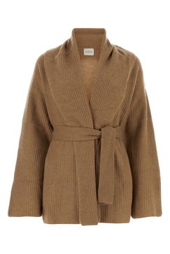 Camel cashmere cardigan