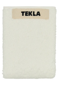 White terry washcloth