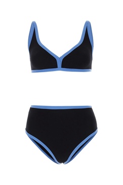 Two-tone crepe Maria bikini