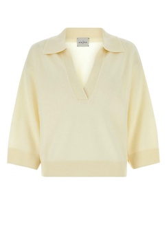 Pastel yellow cashmere Bogra sweater