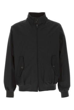 Black polyester blend jacket