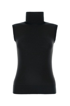 Black wool Ardenza vest