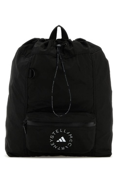 Black polyester Adidas By Stella McCartney backpack