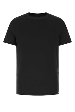 Tom Ford Man Black Stretch Cotton Blend T-Shirt