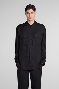 Shirt In Black Viscose