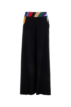 Black Jersey Palazzo Pant