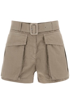 Dries Van Noten Belted Cargo Shorts