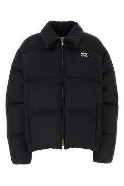 Black Polyester Down Jacket