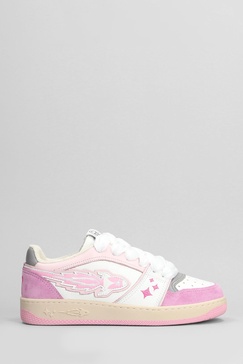 Egg Rocket Sneakers In White Leather