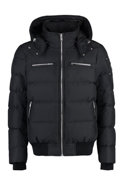 Cloud Hooded Techno Fabric Down Jacket