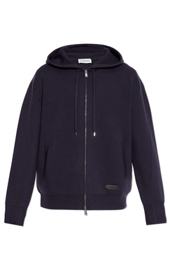 Lanvin Zip-Up Drawstring Hoodie