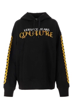 Black Cotton Sweatshirt