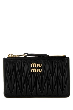 Miu Miu Matelassé Zipped Wallet