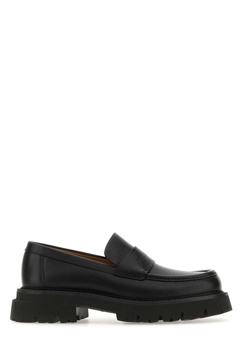 Salvatore Ferragamo Man Black Leather Fergal Loafers